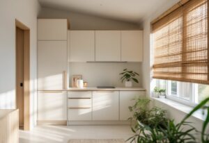 Read more about the article Sådan skaber du et harmonisk hjem med skabslåger og bambus rullegardiner